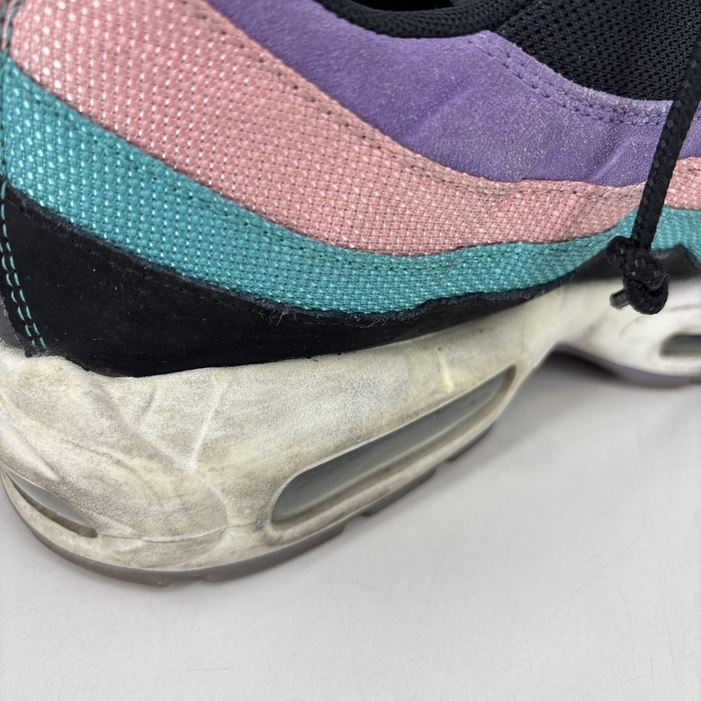 Nike Air Max 95 Have A Nike  Day Black Purple Pink Teal BQ9131-001 Men's Sz 10.5 - Picture 11 of 13